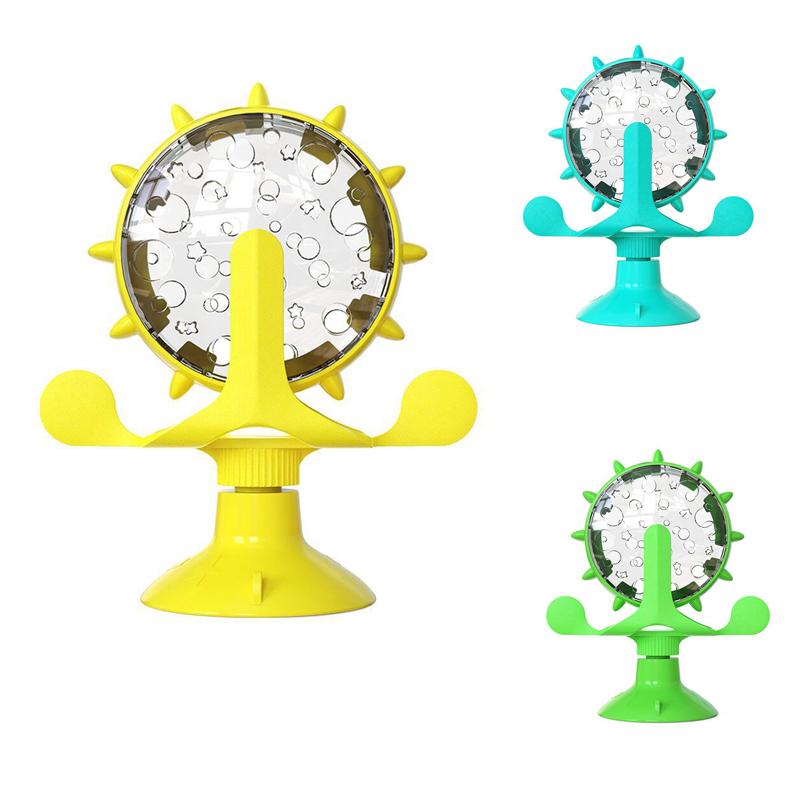 

Windmill Cat Toy Funny Turntable Teasing Pet Training Toys Interactive Puzzle