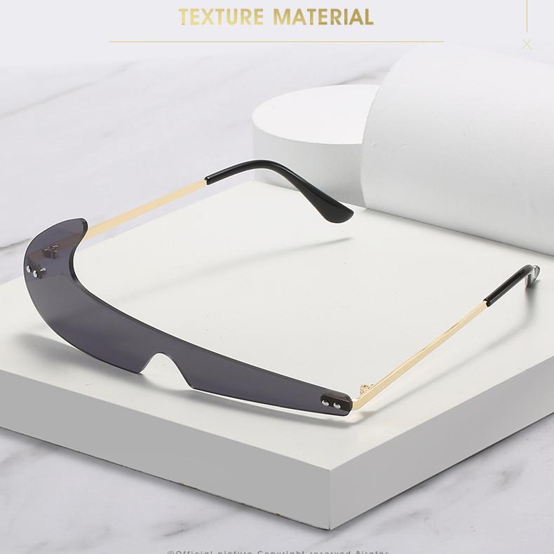 

Sunglasses Fashion Rimless Sport Women Summer Outdoor Sun Glasses Men Black Eyewear UV400