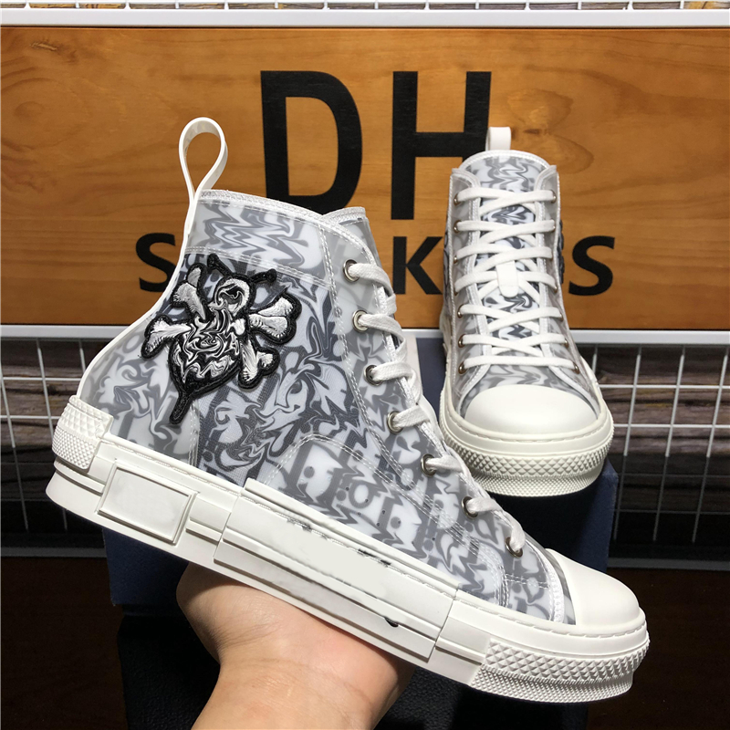 

wholesale men b23 designer Casual Shoes women fashion classics low high casual sneakers technical canvas leather soft outdoor trainers breathable platform shoe, Customize