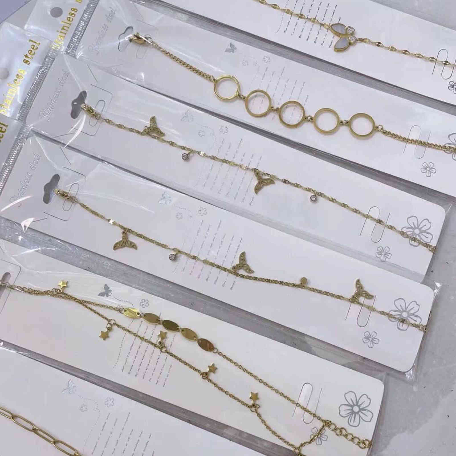 

13 Pcs/lot Fashion Stainless Steel Bracelets Wholesale Mix Styles Classic Jewelry for Women and Men