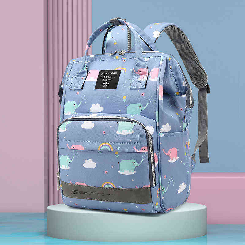 Mummy Large Capacity Diaper Bag Backpack Waterproof Outdoor Travel Diaper Maternity Bag Baby Diaper Bags Travel Bag For Stroller H1110-image-738568718