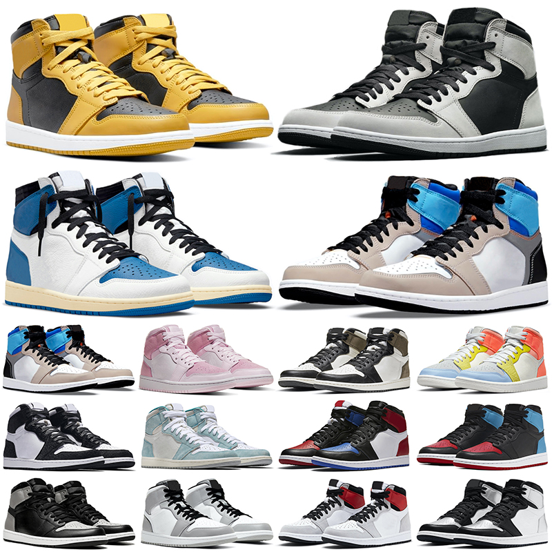 

1s Women Men Basketball Shoes Jumpman 1 Fragment Dark Mocha Prototype Pollen Seafoam University Blue Hyper Royal Digital Pink Womens Mens Trainers Sneakers, 1s 5.5-12 phantom