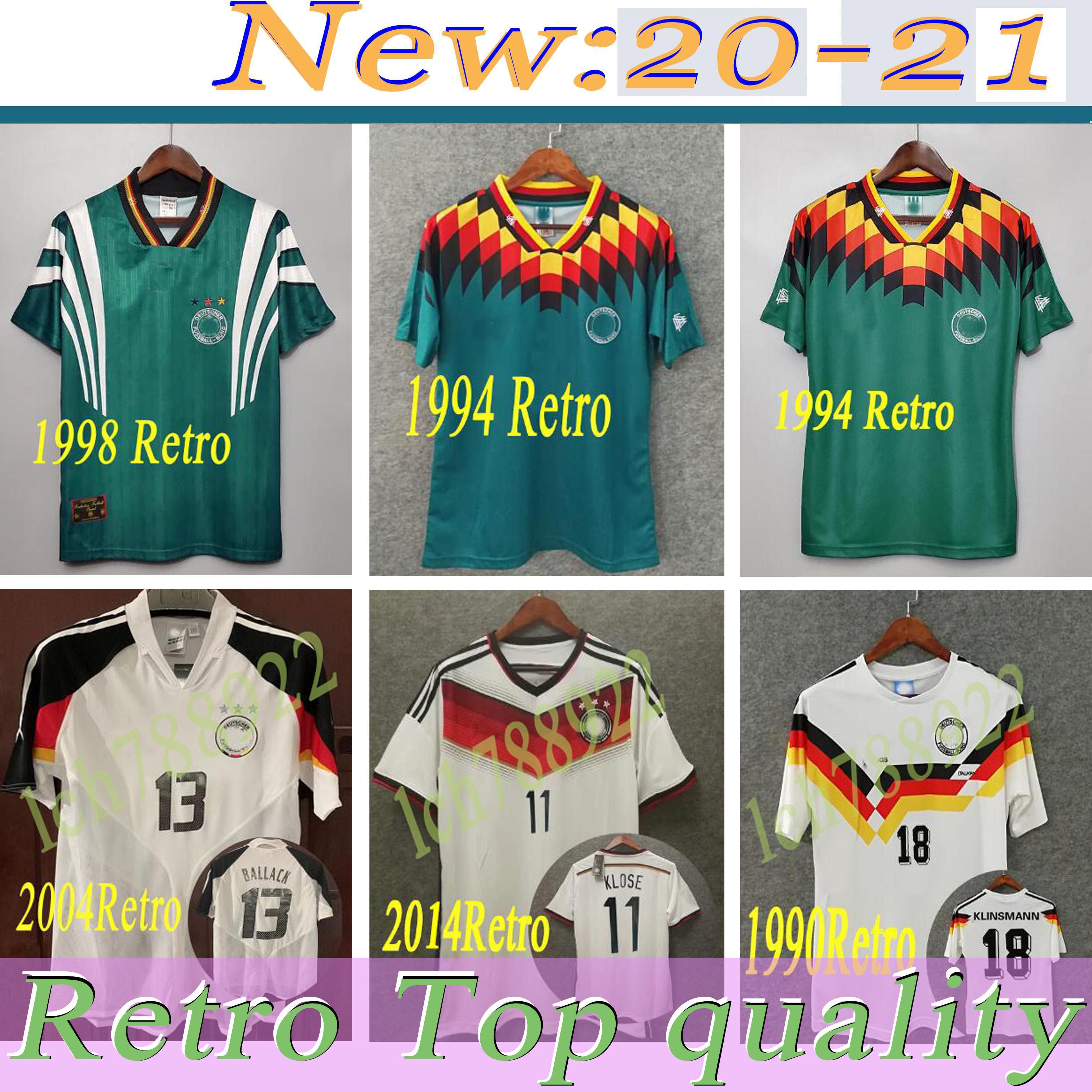 

World cup 1990 1998 1988 Germany Retro Littbarski BALLACK Soccer Jersey KLINSMANN Matthias 2006 2014 shirts KALKBRENNER JERSEY 1996 2004, Black;yellow