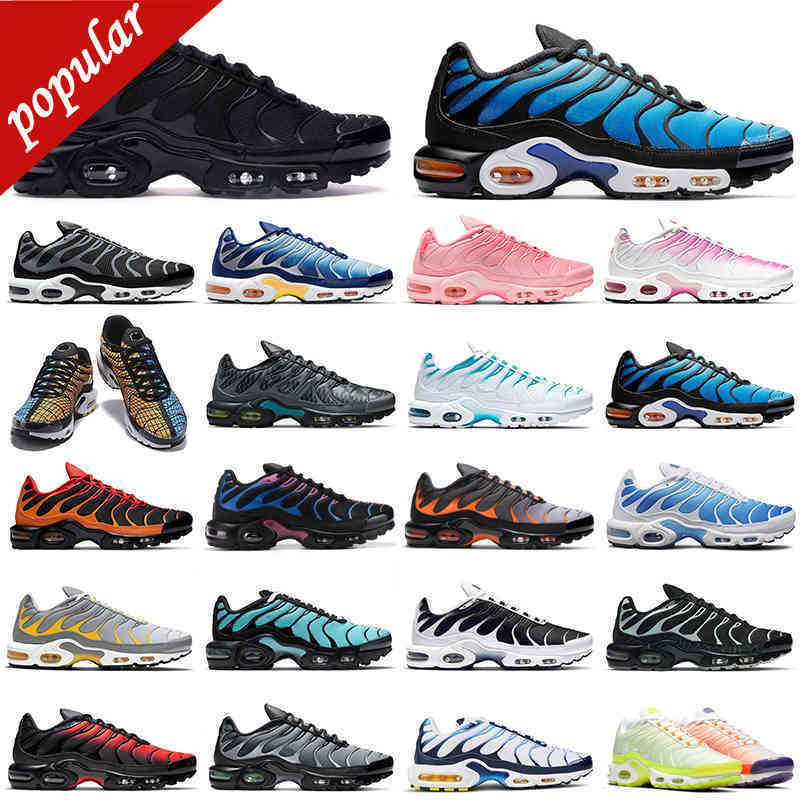 

{Suitable}Lower Price tn plus running shoes men women Hyper Blue Grey Orange Greedy tns womens mens trainers outdoor sports sneakers, 40-46 euro tour - red reflective