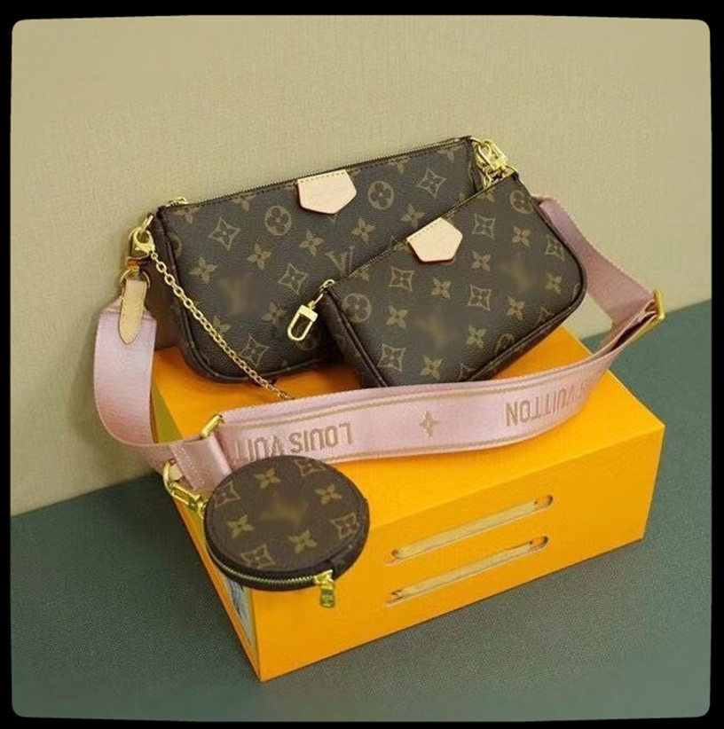 

lv louis handbags vitton Bags Set Luxurys Designers Women Crossbody Bag Genuine Leather Luxury Handbags Purses Designer Lad