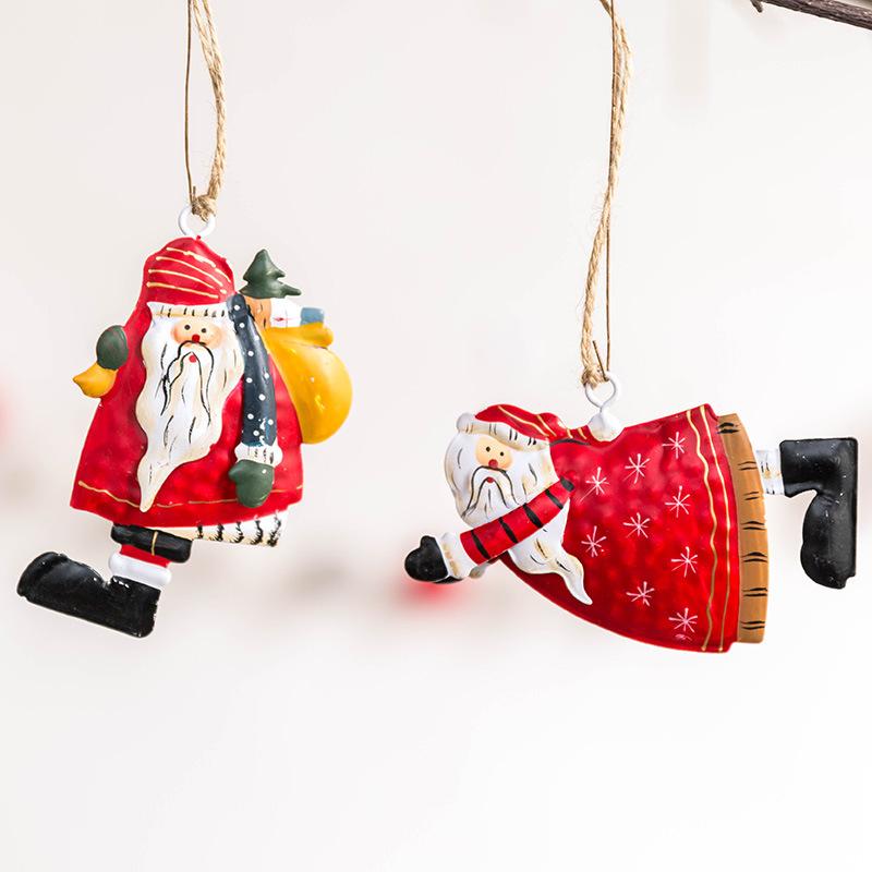 

Christmas Decorations 1pcs Angel Santa Claus Pendant Tree Hanging Ornaments Xmas Home Decoration Diy Keychain Wallet Accessories