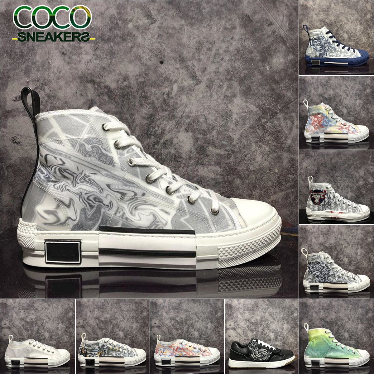 

2021 Top Quality Men Women Designers Shoes Mens Womens Fashion Breathable Outdoor Platform Oblique Technology Leather Canvas Size 36-46, Black