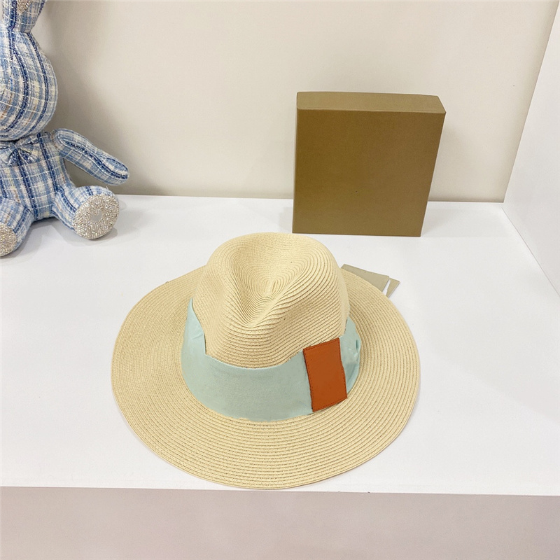 

Hot Men Women Straw Hats High Quality Fashion Classic Breathable Flat Brim Hat Fitted Casual Sun-resistant Decorative Jazz Fedoras, Make up the different price