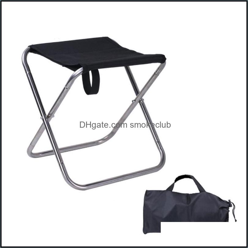 

Sports & Outdoors1Pc Portable Folding Chair Tralight Stainless Steel Outdoor Cam Picnic Fishing Seats Aessories Drop Delivery 2021 Nitvh