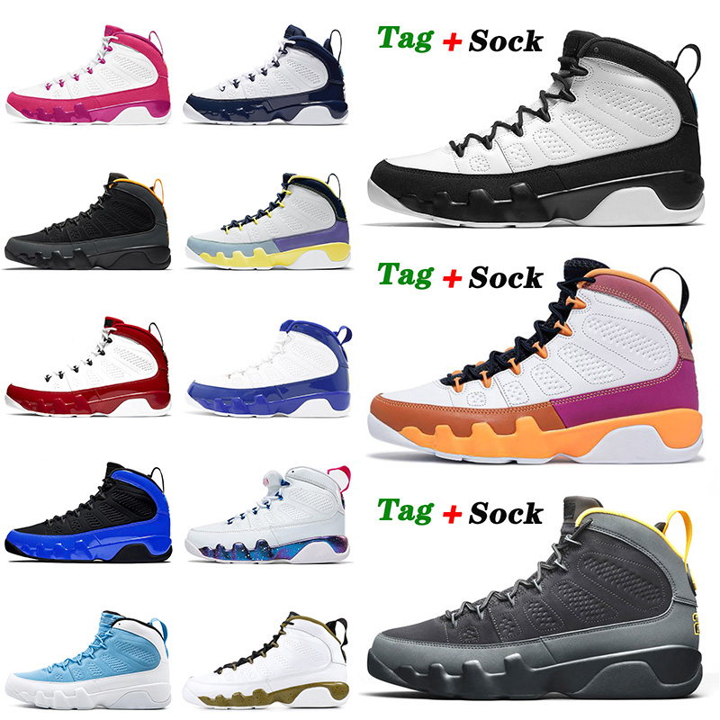 

Basketball Shoes University Blue 2021 Top Quality Jumpman 9 9s Change The World Black Orange Oregon Ducks Men Women Space Jam Sports Sneakers
