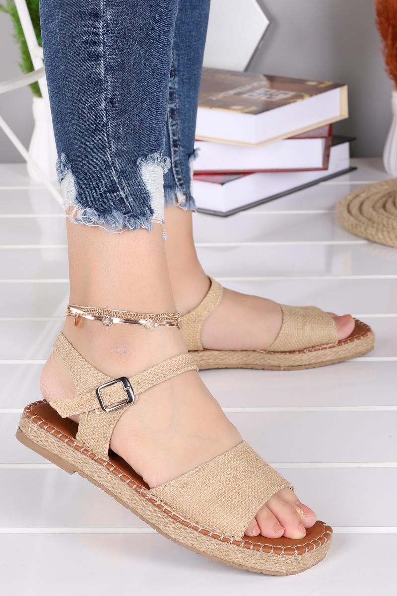 

Sandals Woggo Pnt 439035 Straw Daily Arched Women Slippers, Wire mesh
