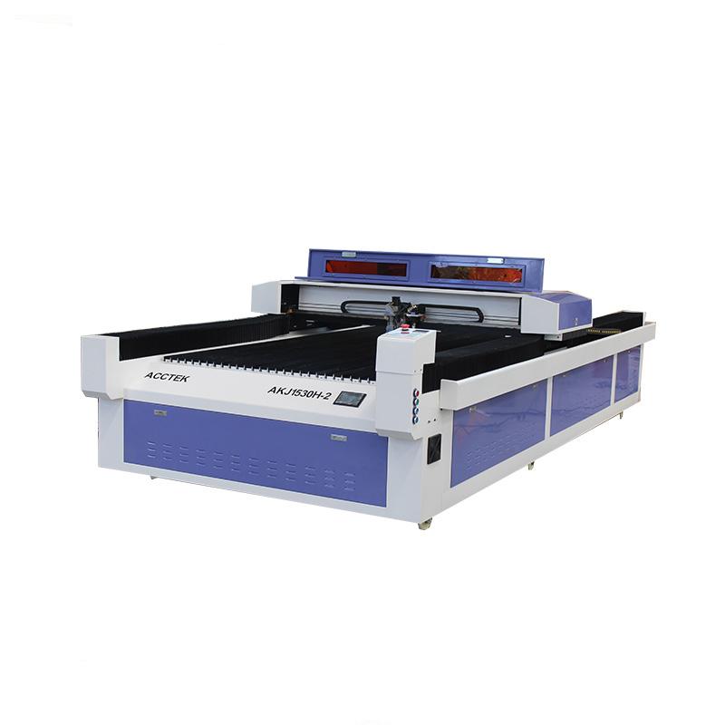 

Machining China Acctek Co2 Laser Engraving Metal Machine /Double Head For Steel Wood Cutting 150w AKJ1530H2