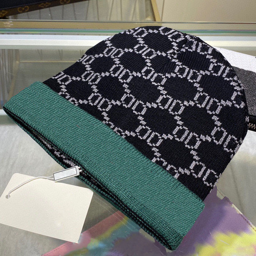 

Luxury Knitted Hat Designer Beanie Cap Mens woman Cashmere Hats Letters Casual Skull Caps Outdoor Fashion High Quality 13 Colors