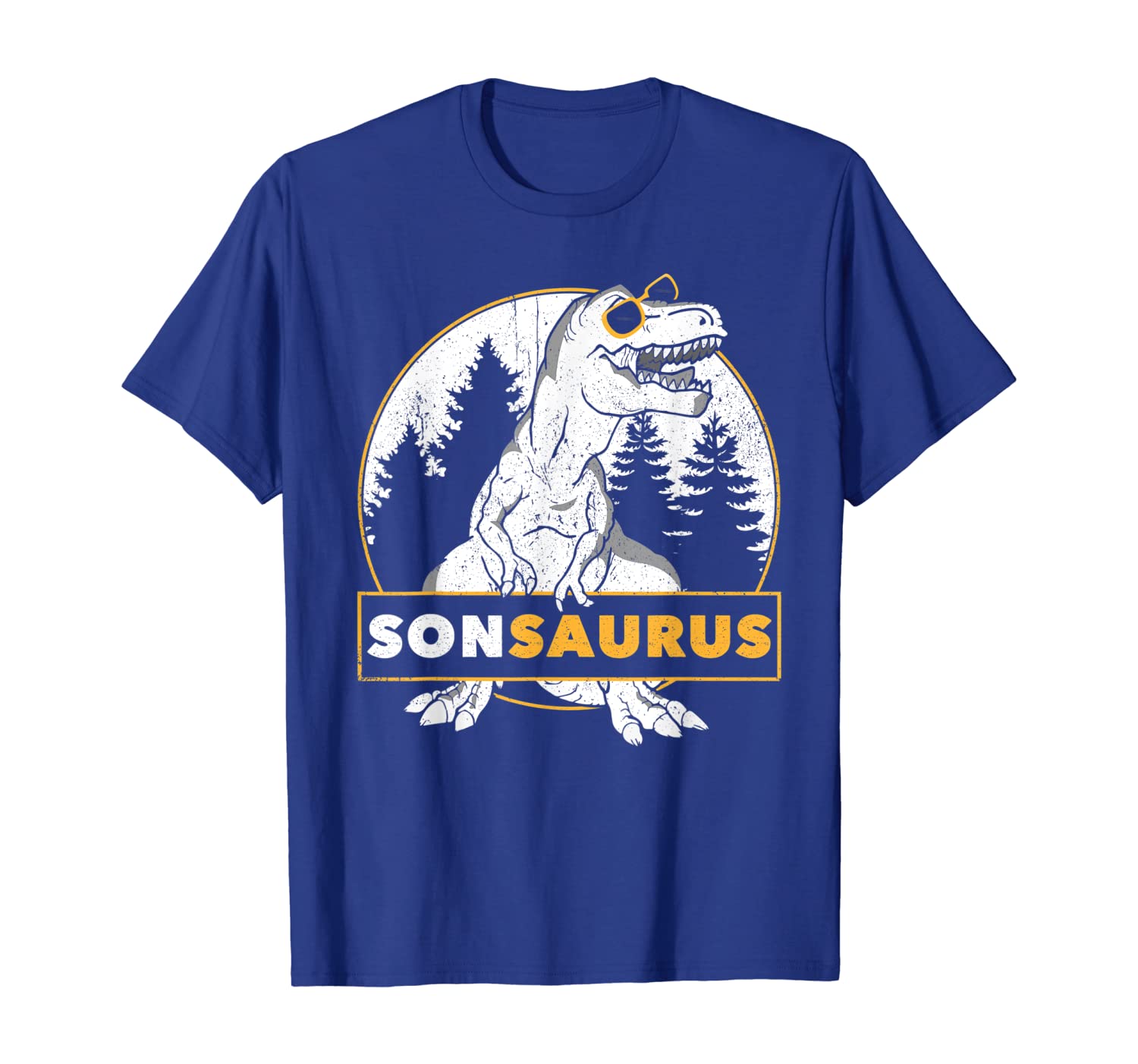 

sonsaurus t-shirt father's day gifts son saurus dinosaur, White;black
