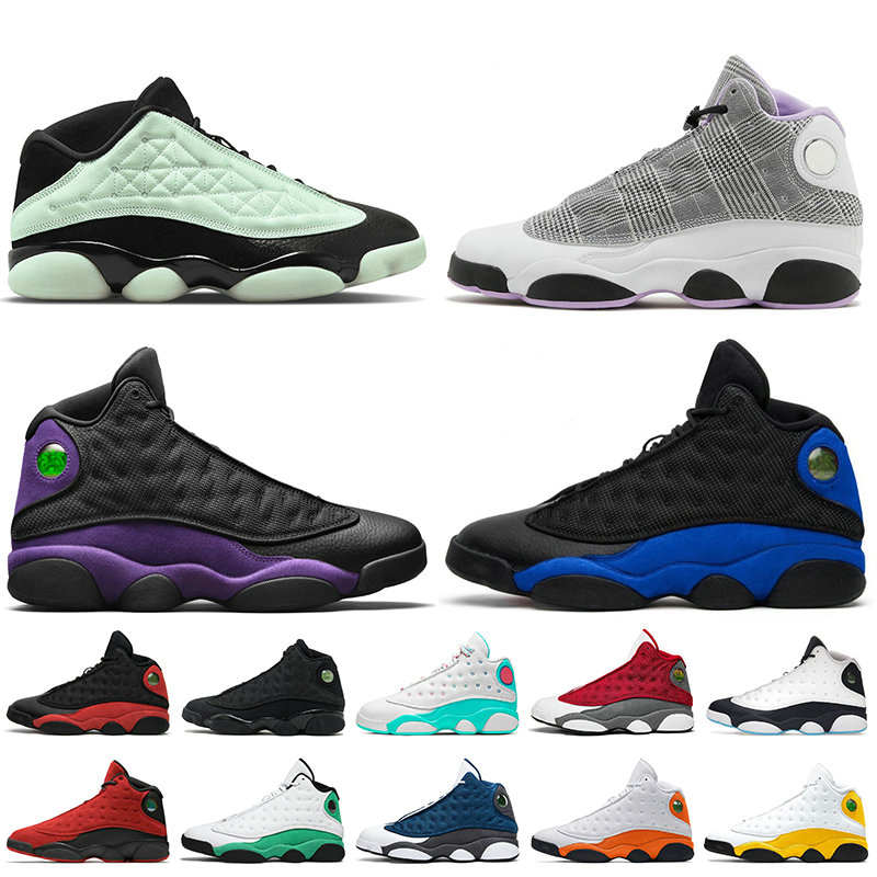 

Basketball Shoes 13 OG Mens Gym Red Flint Grey Black Cat Jumpman 13s Houndstooth Low Singles Day Bred Court Purple Obsidian Hyper Royal Starfish Men Trainers Sneakers, Bubble package bag