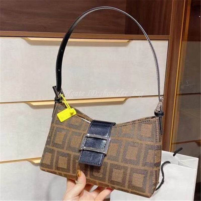 

Fashion Lady Shoulder Crossbody Baguette Tote Bag Purses Wallets Totes Double F Jacquard Fabric Purse Wallet Handbags Women Luxurys Designers Bags 2021 Handbag, Style z