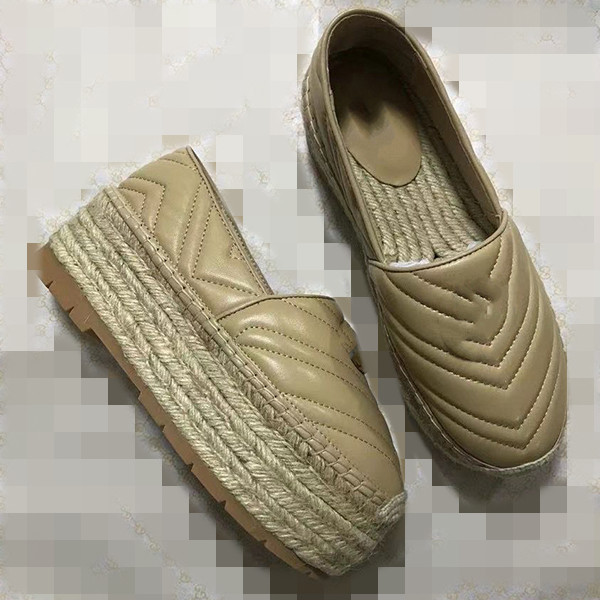 

Branded cowskin leather espadrilles slides flat heel designer sandals pink blue black luxury fashion women shoes size 35 to 41 tradingbear, 2 no box