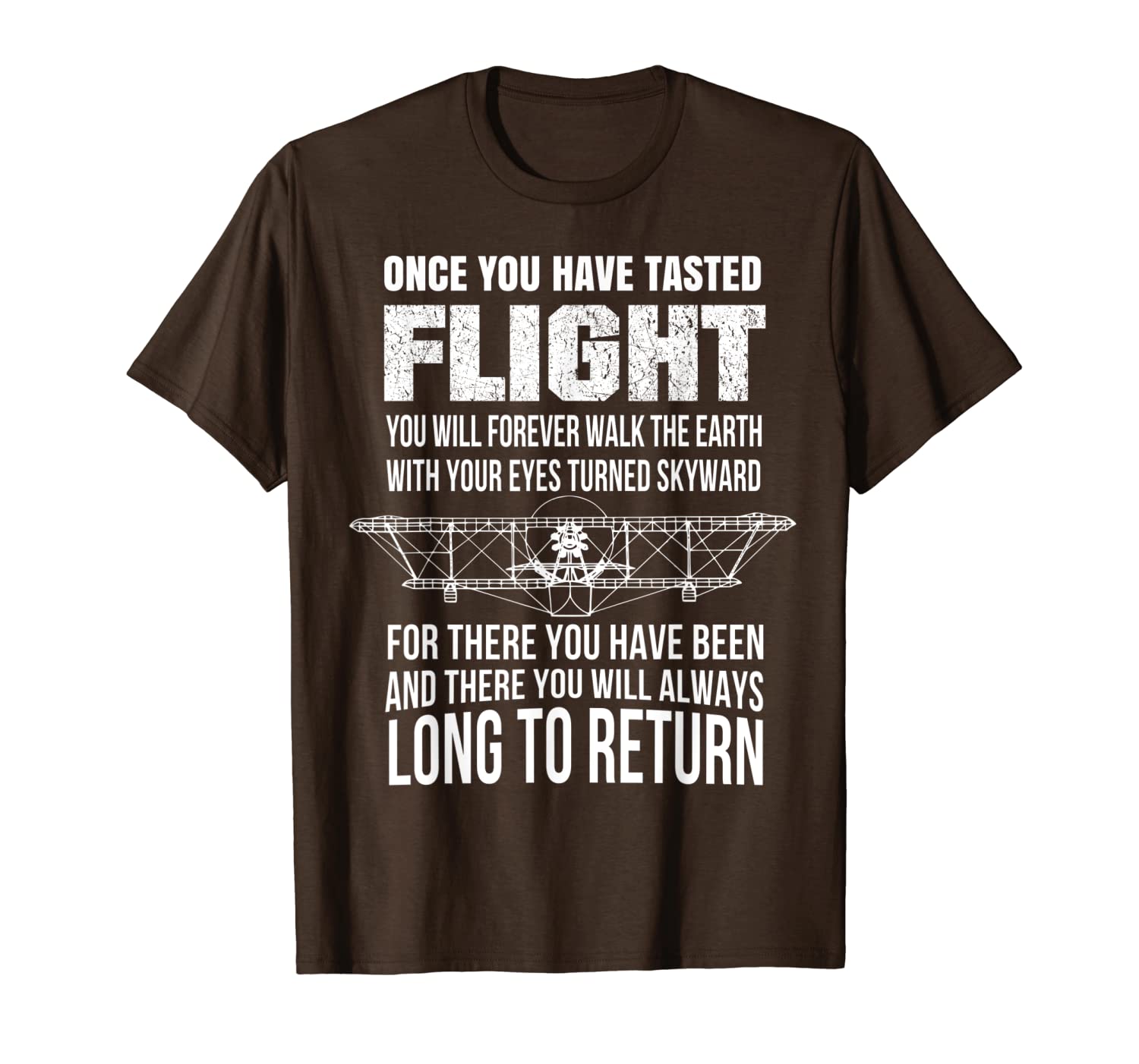 

once you have tasted flight da vinci t-shirt aviation quote, White;black