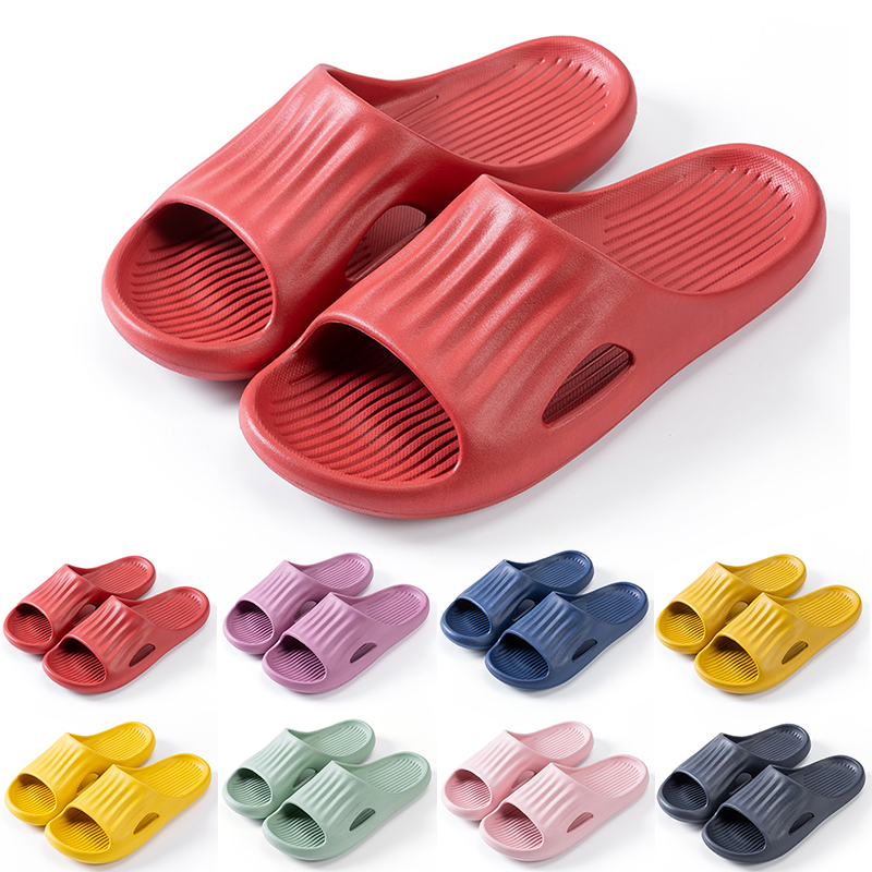 

Exquisite Non-Brand mens women slippers shoes red Lemon yellow green pink purple blue men slipper bathroom wading shoe size 36-45, Item #1