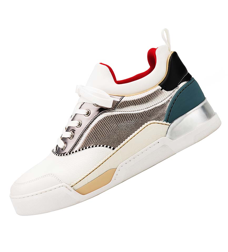 

Fashion Spring Mid sneaker Men Casual Low shoes rubber red bottom Aurelien flats outdoor walking flat italy handmade trainers with box dustbag