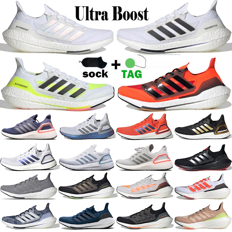 

2022 Ultra Boosts Black Solar Mens Running Shoes Yellow 7.0 Ultraboost Core Triple Cloud White Grey Volt Sashiko Men Women Trainers Sports Size 36-45, 11
