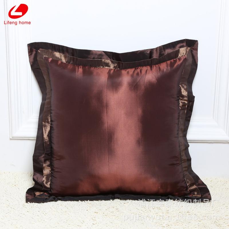 

Lifeng Home Cushion Cover 70*70cm Big Size Boster Case Imitated Silk Pillowcover Decor 5cm Border Pillowcase Cushion/Decorative Pillow