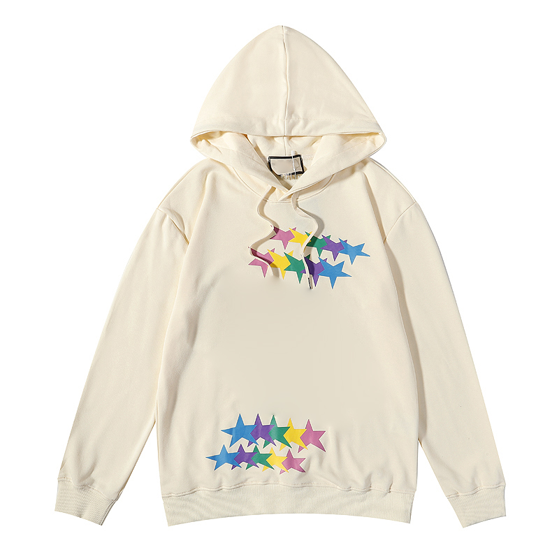 

2021 winter hoodie wholesale Precision letter printing five-pointed star Mens sweatshirt comfortable womens Hoodies sweet, Red