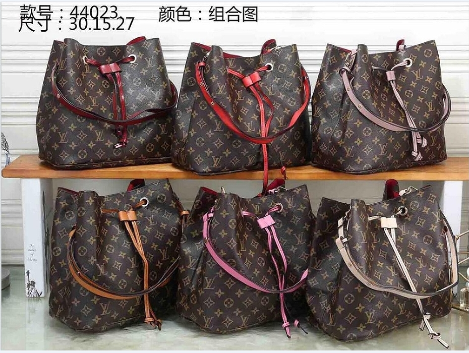 

1-300 esigner Famous handbags NEONOE shoulder bags Noé leather bucket bags women flower printing crossbody bag purse GGLVLouisVitton YSLVUTTON, Red