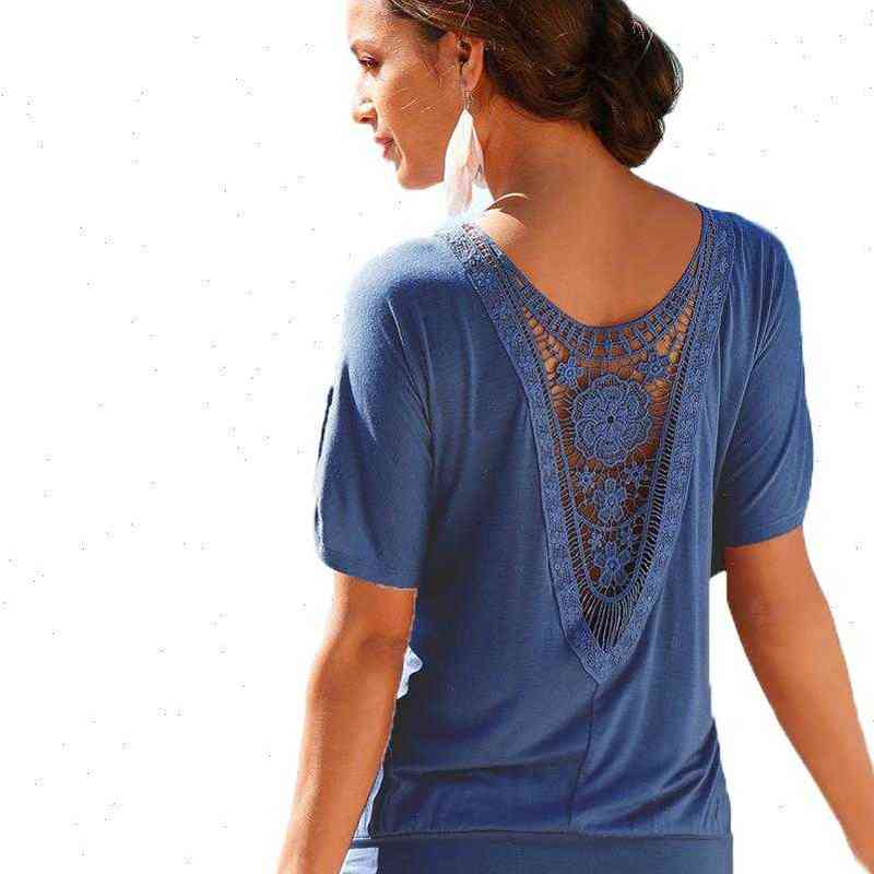 

plus size xxxxl womens shirts 5xl lace hollow red black casual women summer ladies fashion clothing female woman clothes, White