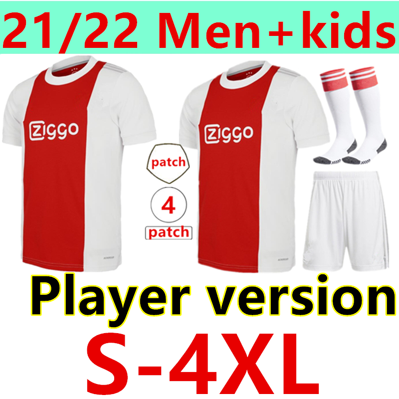 

A JAX Size:S-4XL soccer jerseys 2021 2022 Player version KUDUS ANTONY BLIND PROMES TADIC NERES CRUYFF 21 22 men + kids kit football shirt uniforms, Black;yellow