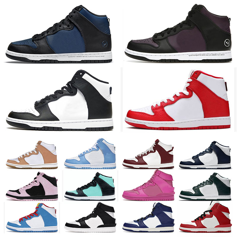 

High Fragment Mens Casual Shoes Trainers Dark Grey Bejing Tokyo Womens Sports Chicago Pure Platinum Team Crimson Panda University Blue Outdoor Sneakers, # dark grey 36-45
