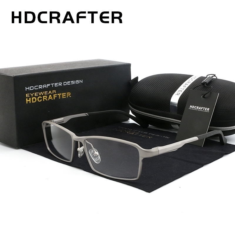 

HDCRAFTER TR90 17g Lightweight Glasses Frame Myopia Hyperopia Prescription Eyeglasses Frames Reading Clear Glasses Frame Men T200812