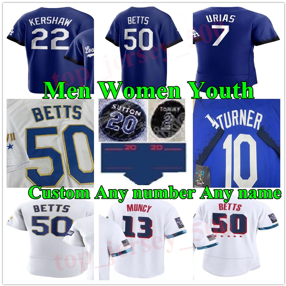 

Los Men Women youth 2021 Baseball jerseys Angeles 50 Mookie Betts Cody Bellinger Justin Turner Max Muncy Clayton Kershaw Enrique Hernandez DODGERSjersey, As shown in illustration
