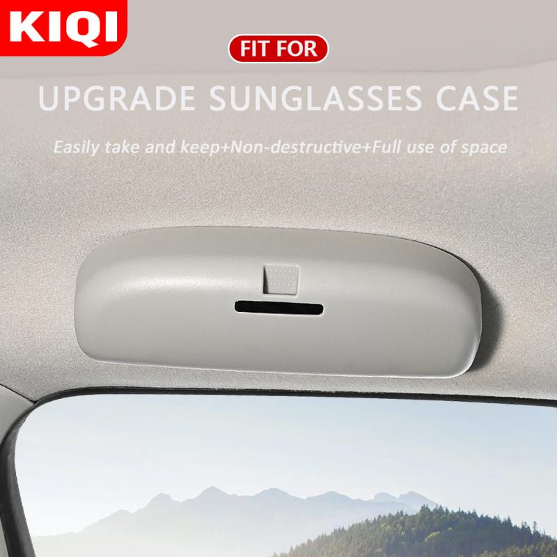 

Upgrade Universal Car Glasses Case For 500 500L 500X 2011 - 2021 Holder Sunglasses Storage Box Other Interior Accessories