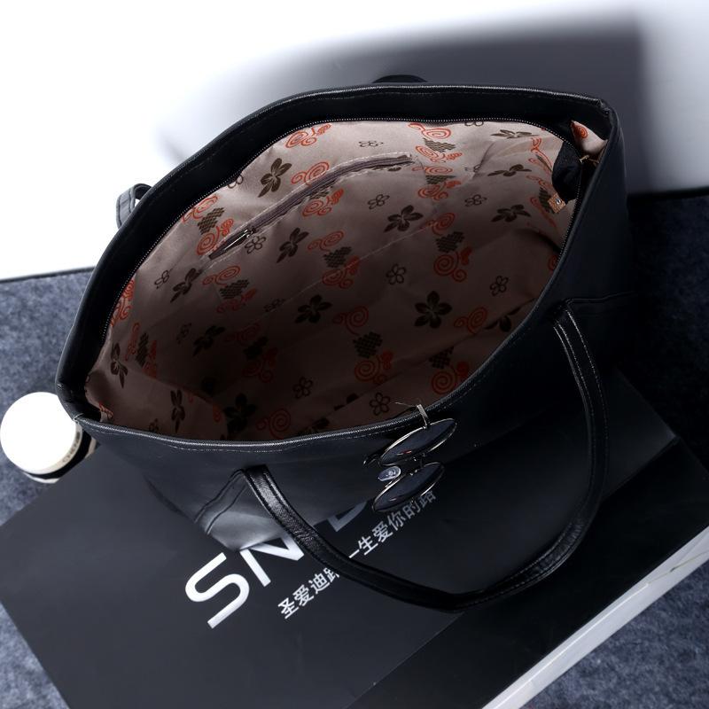 

Evening Bags 2021autumn European And American Fashion Bag Toothpick Pattern Shoulder Leisure Handbag, Bk