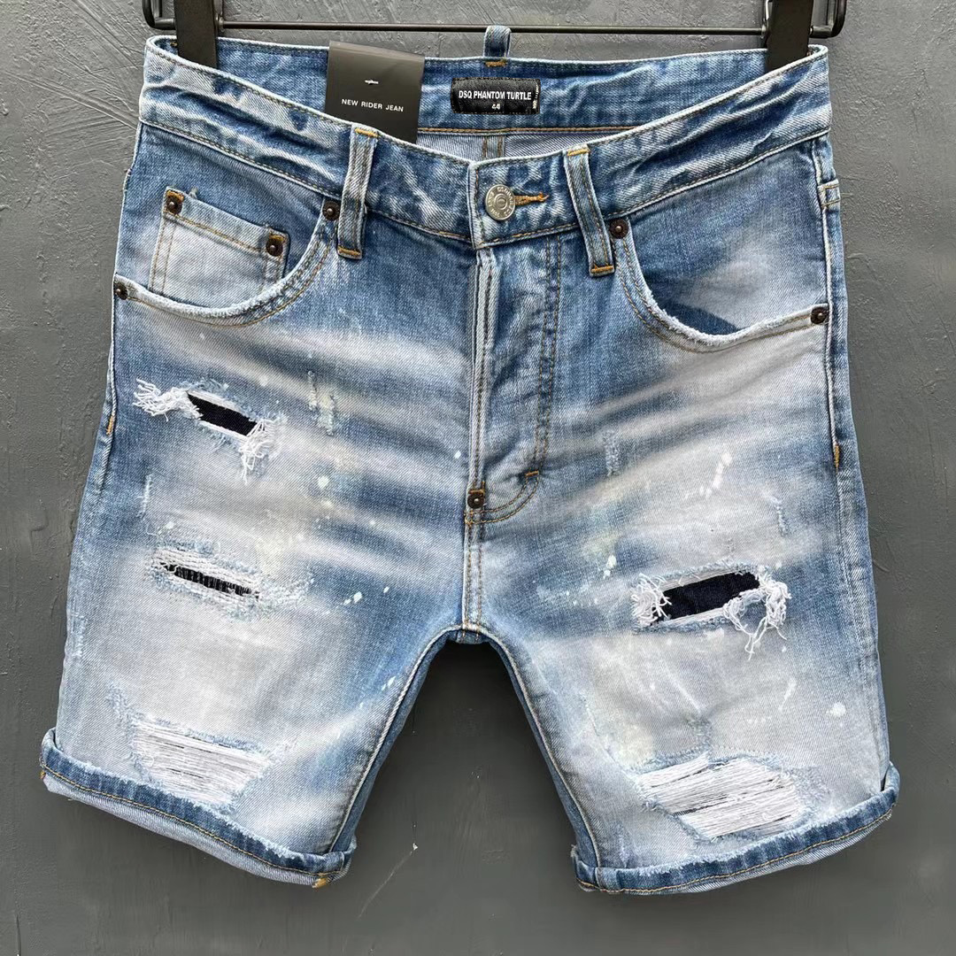 

DSQ Jeans Men Jeans Mens Luxury DesignerJeans Skinny Ripped Cool Guy Causal Hole Denim Fashion Brand Fit Jeans Men Washed Pant 20194, As picture show