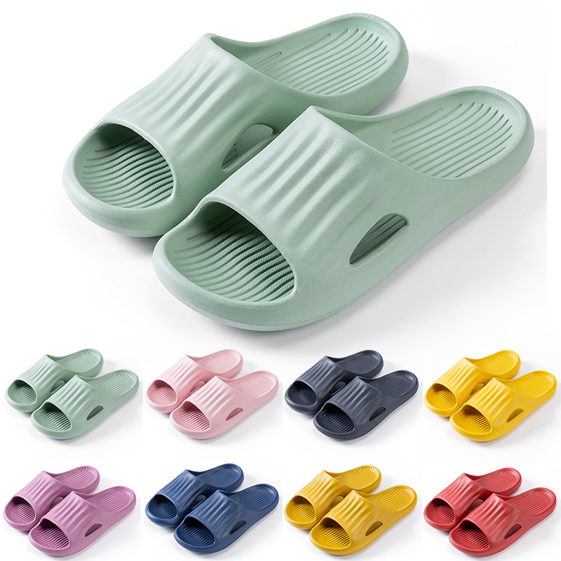 

Non-Brand mens women slippers shoes red Lemon yellow green pink purple blue men slipper bathroom wading shoe 36-45, Item #1