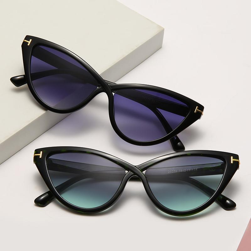 

Sunglasses Vintage Cateye 2022 Women Sexy Retro Small Cat Eye Sun Glasses Brand Designer Eyewear For Female, White;black