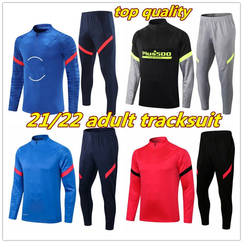 

2021 2022 adult male Madrid survetement jacket Training suit soccer tracksuits 20 21 22 Atletico men football jackets tracksuit set