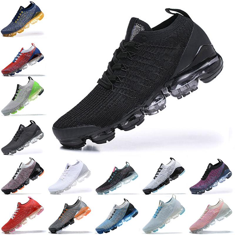 

FK-2019 Fly Knit 3.0 Cushions Shoes Triple Black White Aurora Barely Volt Vast Grey Mens Womens Outdoor Trainers Sports Sneakers Eur 36-45, D27 sunset pulse 36-40