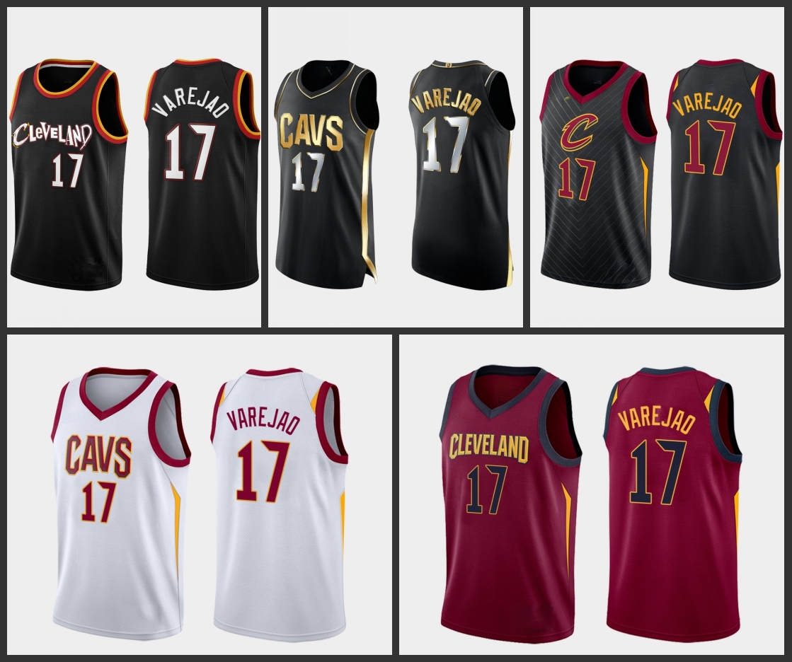 

ClevelandCavaliersMen Anderson Varejao 2021 Black Jersey, 11