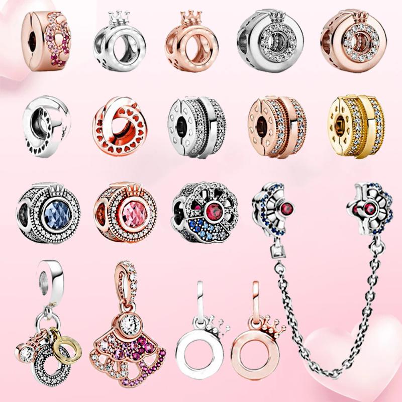 

Other Jewelry For Women Designer Bangle Fit Original DIY Feminino Charm Beadeds 925 Sterling Silver Bead Bracelet Pulceras