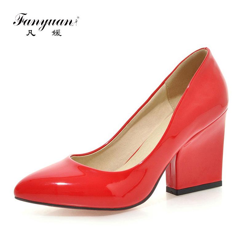 

Dress Shoes FANYUAN Arrivals Wholesale Big Size 43 Sexy Pointed Toe Women's Fashion Strange High Heels Elegant Lady Pumps, Black