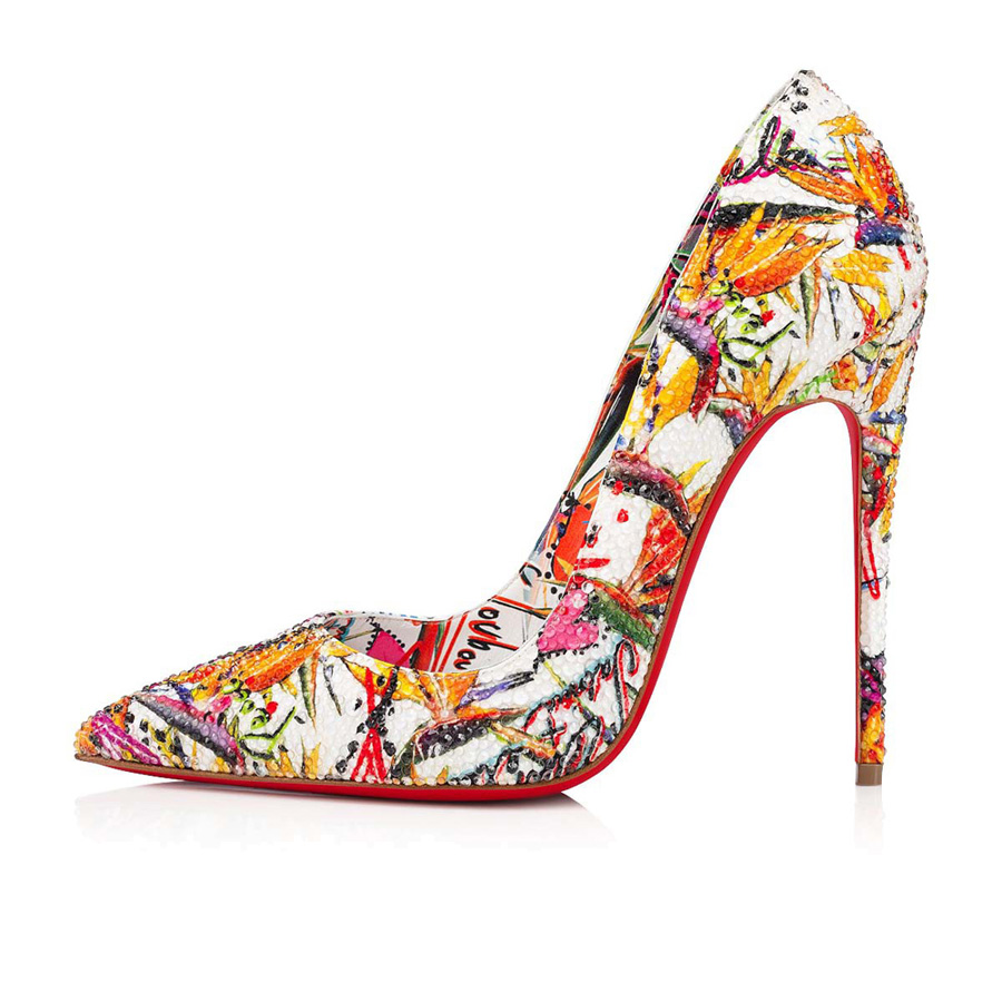 red evening shoes uk