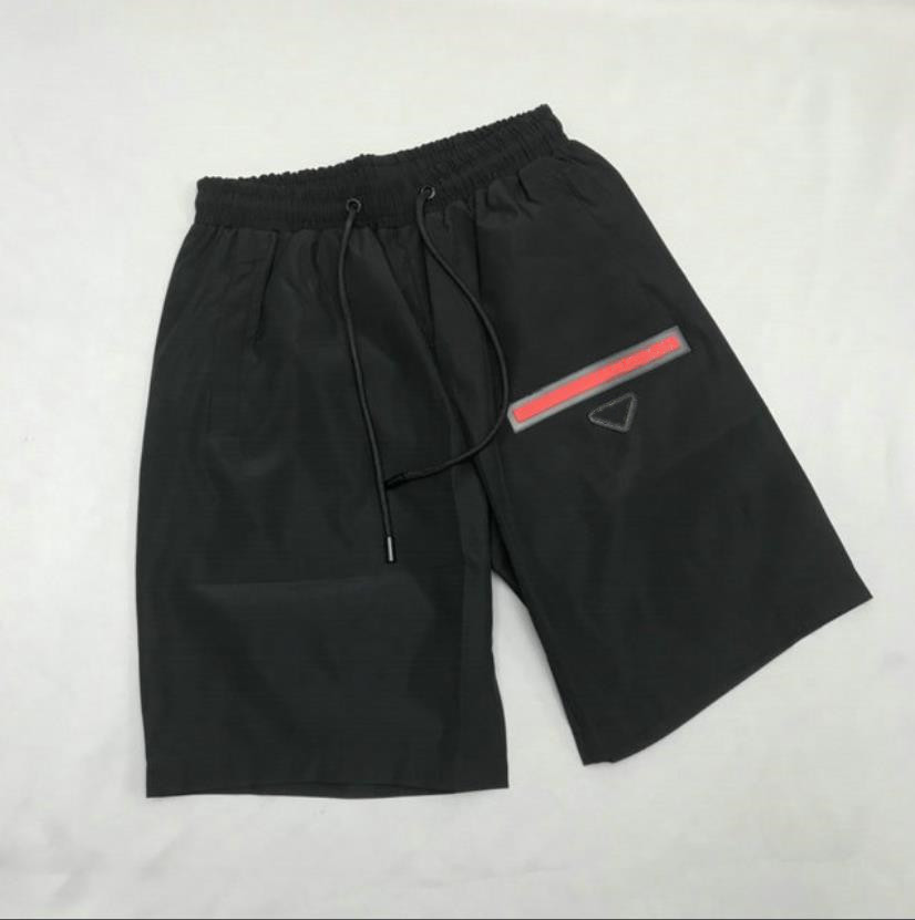 

2021 Summer designer Shorts pants Famous Mens classical Letters Printed short Fashion Pant casual cotton red stripe breeches, White;black