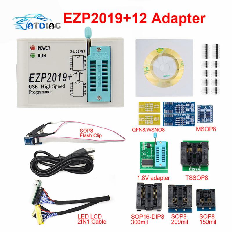 

Code Readers & Scan Tools EZP2021 High-speed USB SPI Programmer EZP 2021 Support24 25 93 EEPROM Flash BIOS Chip Full Set With 12 Adapter