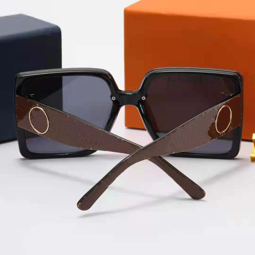 

Women luxury designer sunglasses Fashion Big Frame Driver Net Red Band Sunglasses With box