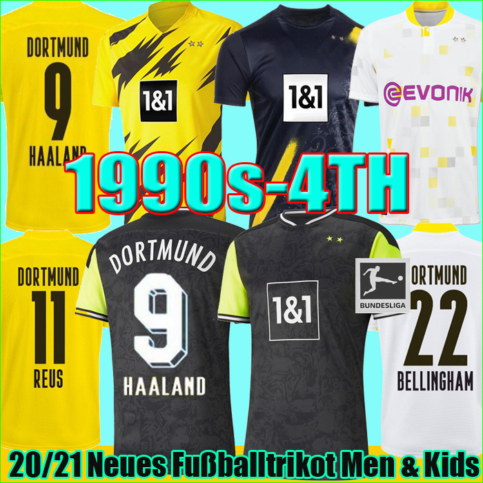 

1990 Limited Edition soccer jerseys HAALAND REUS Borussia 21 22 4th dortmund 2021 football shirts BELLINGHAM SANCHO HUMMELS BRANDT PISZCZEK men kids kit Uniform, Kids away