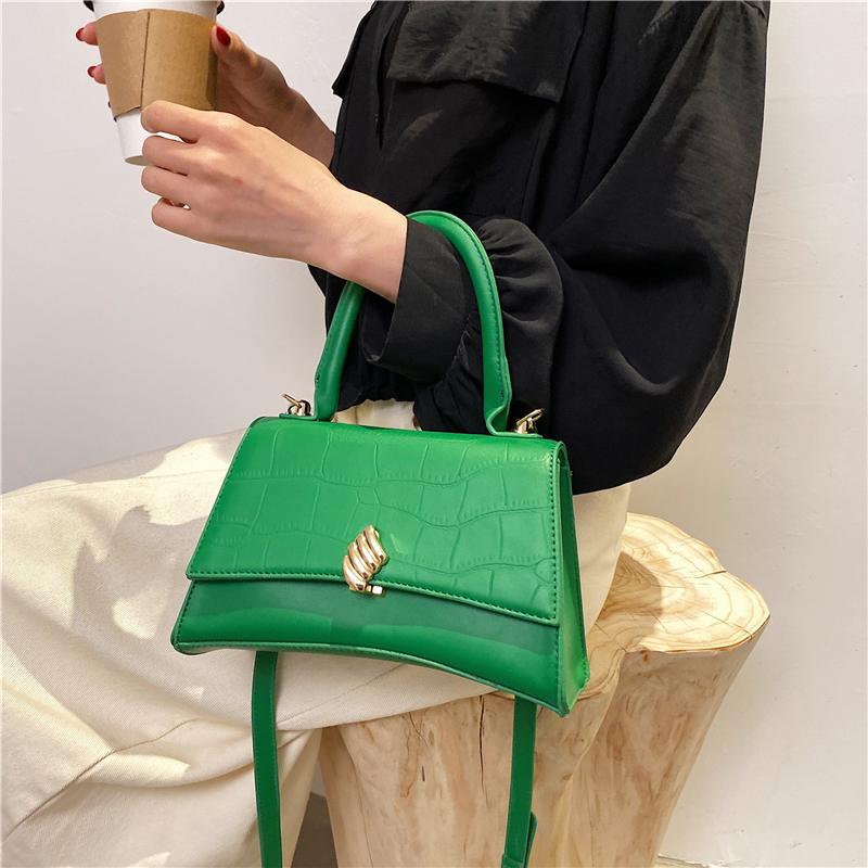 

Evening Bags Solid Colour Crossbody For Women Summer Ladies Stone PatternTextured Portable Messenger Bag Handbag, Black
