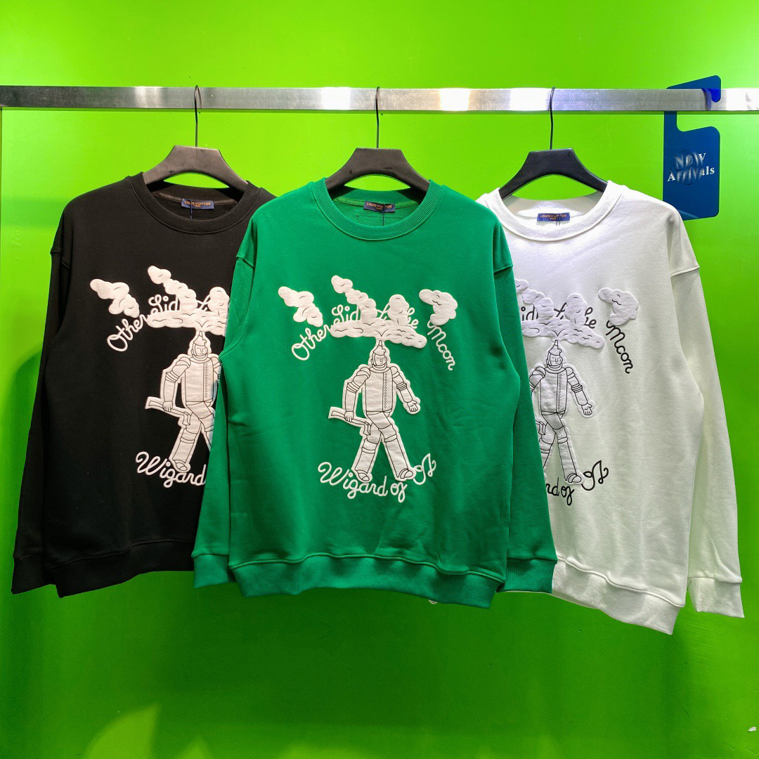 

Mens Designer Sweaters Hoodies Famous Hip Hop Men Women Hoodie High Quality Street Cotton Loose Fit Sleeve Sweatshirt Womens Casual Round Ne, Black;brown